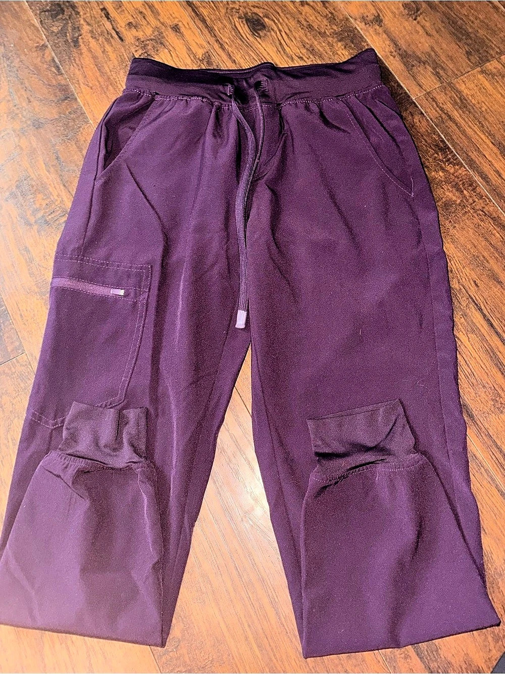 Purple scrub pants